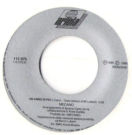 Mecano – Figlio Della Luna (7", Italy - 1989)