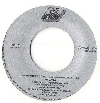 Mecano – Figlio Della Luna (7", Italy - 1989)