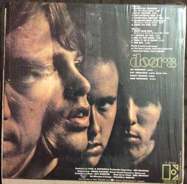 The Doors – The Doors (LP, Album, Reissue, Italy - 1977)