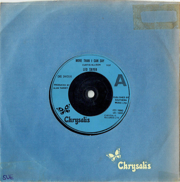 Leo Sayer – More Than I Can Say (7", UK - 1980)