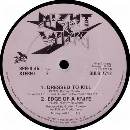 Nightwing – Night Of Mystery (12", UK - 1984)