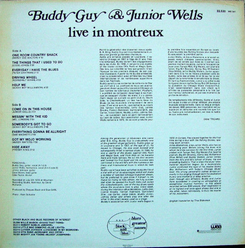 Buddy Guy, Junior Wells – Live In Montreux (LP, Album, Reissue, France)