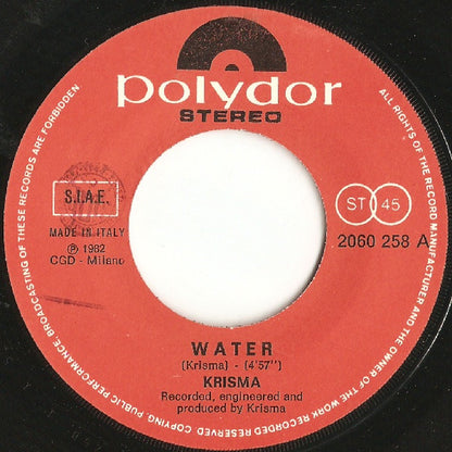 Krisma – Water (7", Italy - 1982)