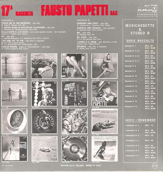 Fausto Papetti – 17a Raccolta (LP, Album, Italy - 1973)