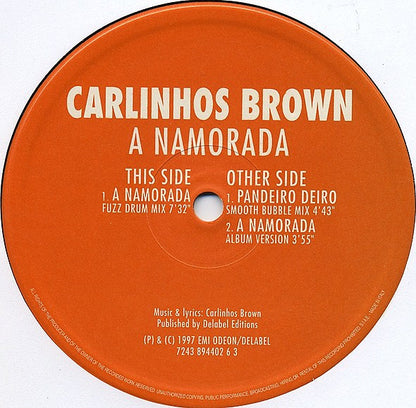 Carlinhos Brown – A Namorada (12", Italy - 1997)