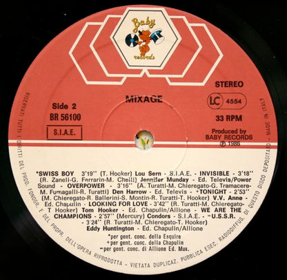Various – Mixage (LP, Compilation, Italy - 1986)