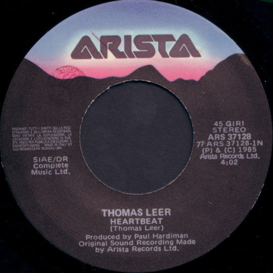 Thomas Leer – Heartbeat (7", Italy - 1985)