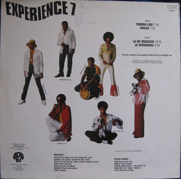 Expérience 7 – Tambou Lévé (LP, France - 1981)