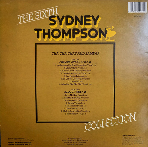 Sydney Thompson And His Orchestra – The Sixth Sydney Thompson Collection - Cha Cha Chas & Sambas (LP, UK - 1985)