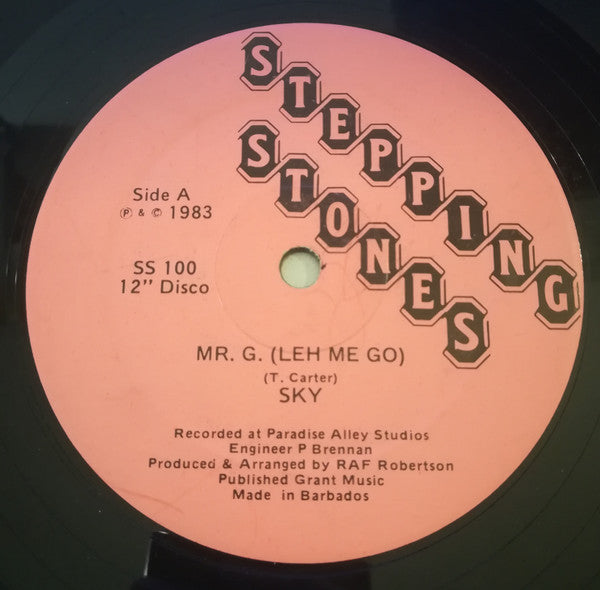 Sky (85) – Mr. G. (Leh Me Go) (12", Barbados - 1983)