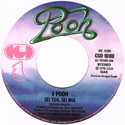 Pooh – Io Sono Vivo (7", Italy - 1979)