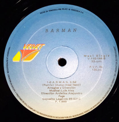 Neal Nefti – Barman (12", Venezuela - 1989)