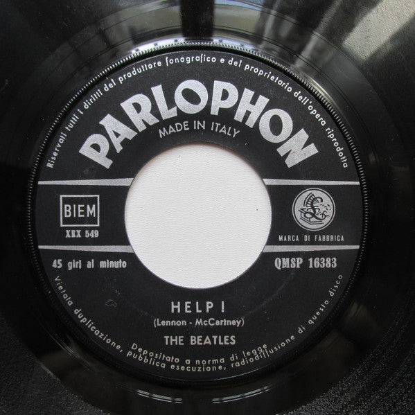 The Beatles – Help ! / I'm Down (7", Italy - 1965)