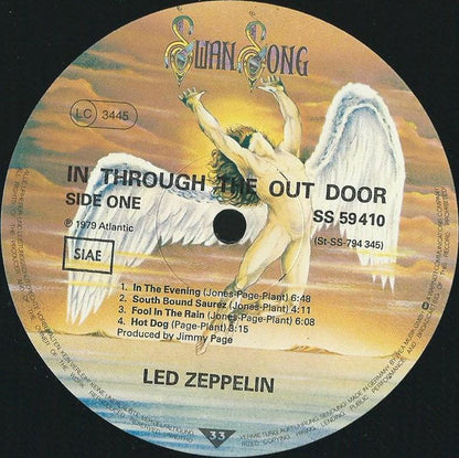 Led Zeppelin – In Through The Out Door (LP, Album, Italy - 1979)