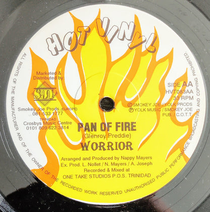Warrior (36) – More Sugar / Pan Of Fire (12", UK)