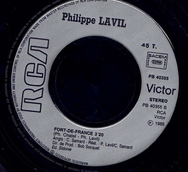 Philippe Lavil – Le Temps Des Joue Contre Joue (7", France - 1985)