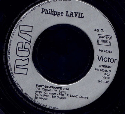 Philippe Lavil – Le Temps Des Joue Contre Joue (7", France - 1985)