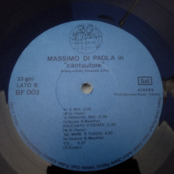 Massimo Di Paola (2) – Cantautore (LP, Italy)