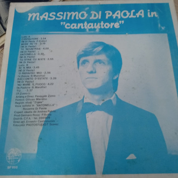 Massimo Di Paola (2) – Cantautore (LP, Italy)