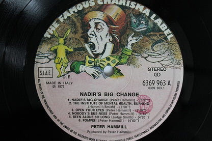 Peter Hammill – Nadir's Big Chance (LP, Album, Italy - 1975)