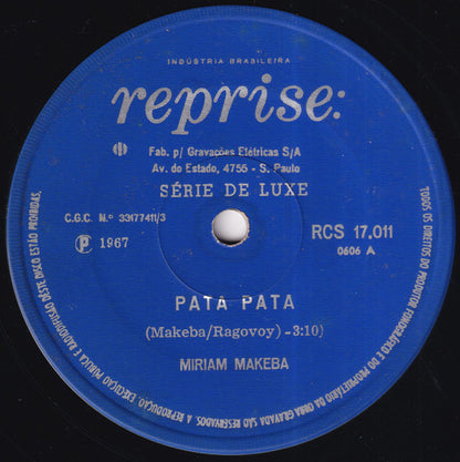 Miriam Makeba – Pata Pata (7", Brazil - 1967)