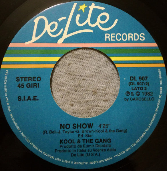 Kool & The Gang – Big Fun / No Show (7", Italy - 1982)