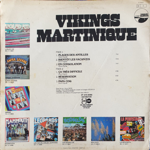 Les Vickings De La Martinique – Festival De Cadence (LP, Album, France - 1979)