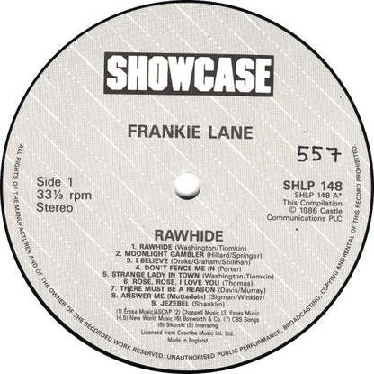 Frankie Laine – Rawhide (LP, Album, UK - 1986)