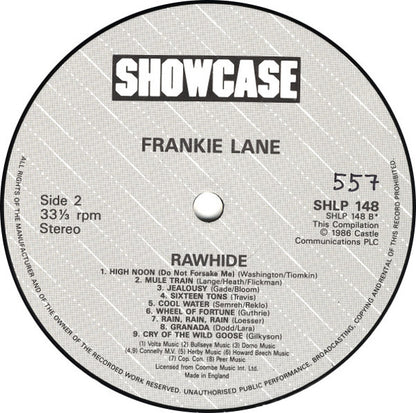 Frankie Laine – Rawhide (LP, Album, UK - 1986)