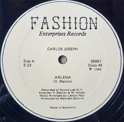Carlos Joseph – Arlena (12", Barbados - 1983)