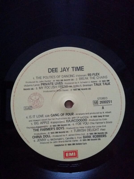 Various – Deejay Time (LP, Compilation, Italy - 1984)