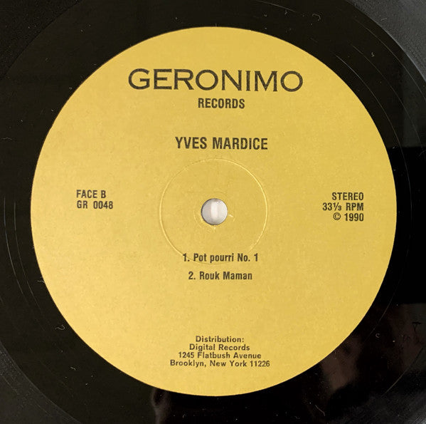 Yves A. Mardice – Pot Pourri No. 1 (LP, US - 1990)