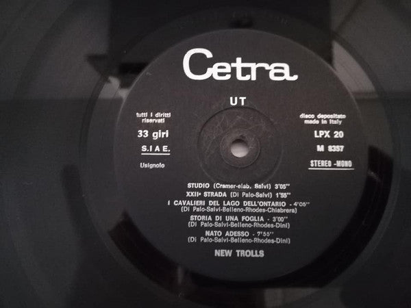 New Trolls – UT (LP, Album, Italy - 1972)