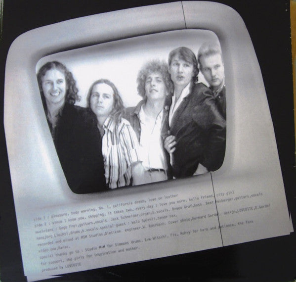 Lovebite (2) – Close Shave (LP, Switzerland - 1982)