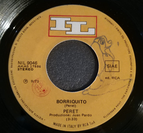 Peret – Borriquito / Qué Cosas Tienne El Amor! (7", Italy - 1971)
