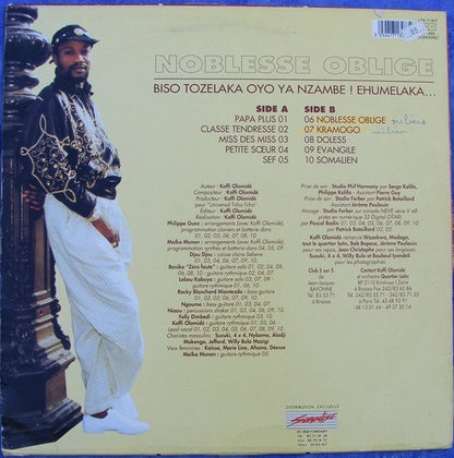 Koffi Olomide – Noblesse Oblige (LP, Album, France - 1993)