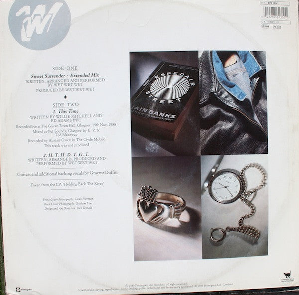 Wet Wet Wet – Sweet Surrender (12", Europe - 1989)