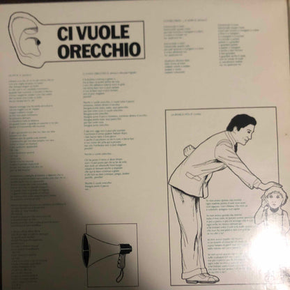 Enzo Jannacci – Ci Vuole Orecchio (LP, Album, Italy - 1980)