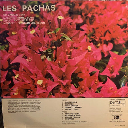 Les Pachas Du Canape Vert – Les Pachas (LP, Album, France - 1973)
