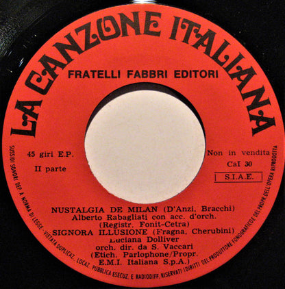 Various – La Canzone Italiana - N° 30 (7", Italy - 1970)