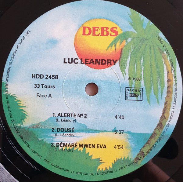 Luc Léandry – Alerte Nº 2 (LP, France - 1988)
