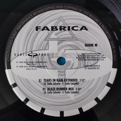 Fabrica – I Believe (12", Italy - 1998)