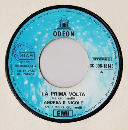 Andrea E Nicole, I Beati Paoli – La Prima Volta (7", Italy - 1976)