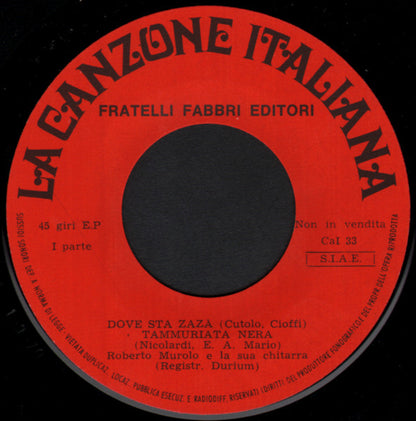 Roberto Murolo – La Canzone Italiana - N° 33 (7", Italy - 1970)