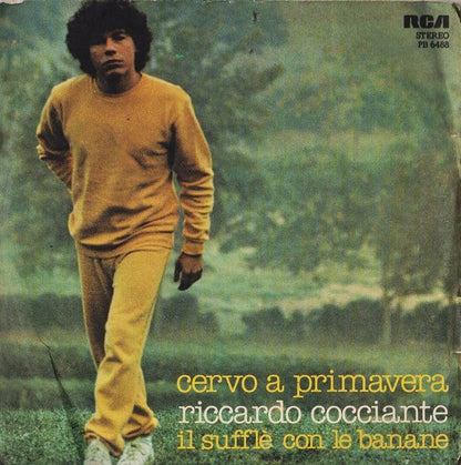Riccardo Cocciante – Cervo A Primavera / Il Sufflè Con Le Banane (7", Italy - 1980)