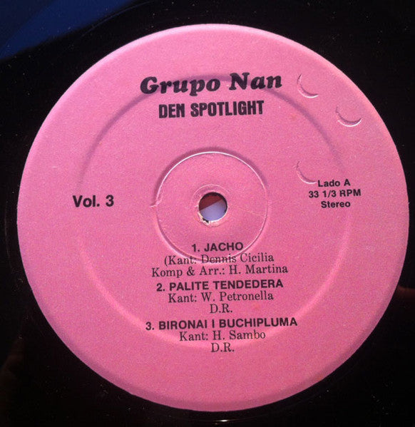 Grupo NAN – Den Spotlight (LP, Netherlands Antilles)