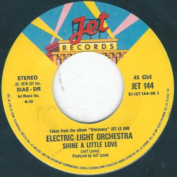 Electric Light Orchestra – Shine A Little Love (7", Italy - 1979)