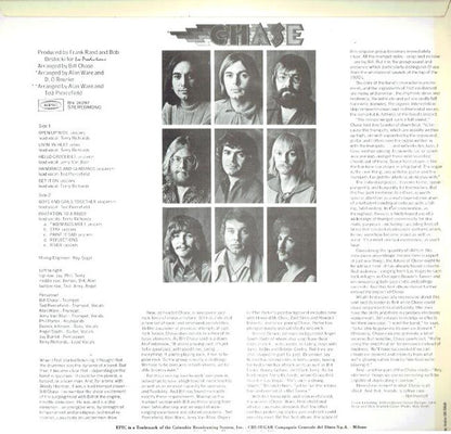 Chase (5) – Chase (LP, Album, Italy - 1971)