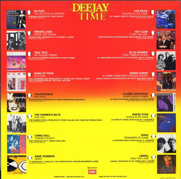 Various – Deejay Time (LP, Compilation, Italy - 1984)