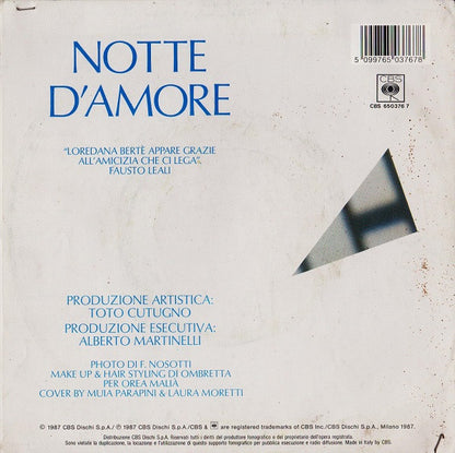 Fausto Leali – Io Amo  (7", Italy - 1987)